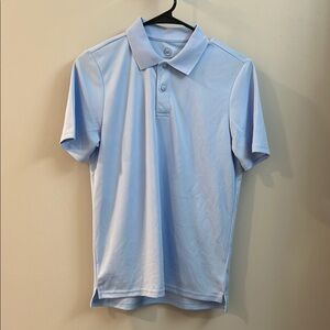 Wonder Nation Blue Polo Shirt with Moisture-Wicking Fabric